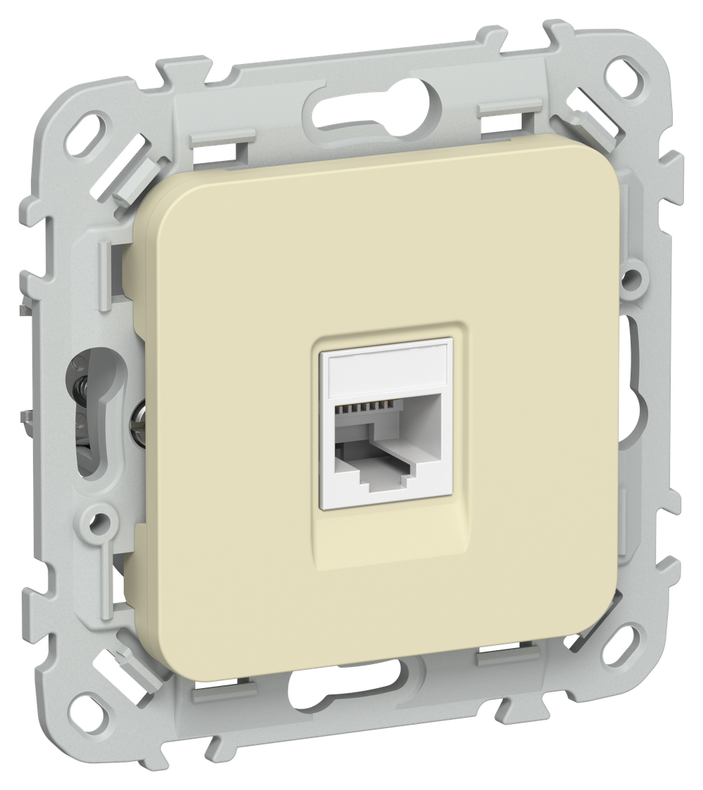 FLITE Розетка компьютерная RJ45 категория 5Е UTP РК5е-1-0-ФлН навахо IEK