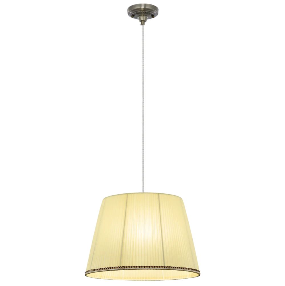 Citilux Вена CL402033 Подвесной светильник бронза с кремовым абажуром