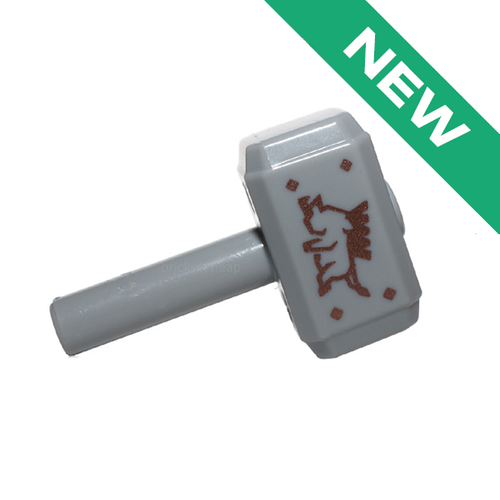 NEW Кувалда с Принтом 75904pb01 Light Bluish Gray