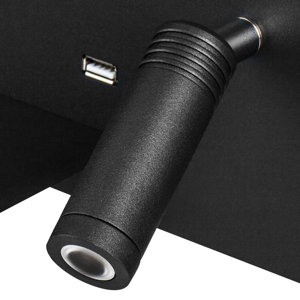 808547 Бра MURO 4,5W+3W LED 360LM+240LM ЧЕРНЫЙ 3000K