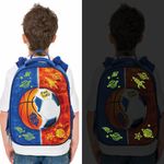 Наклейки флуоресцентные "Космос", светятся в темноте, 44 штуки, ассорти, 14х21 см, ЮНЛАНДИЯ, 662694