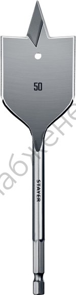 STAYER FLAT 50x152мм, сверло по дереву перовое