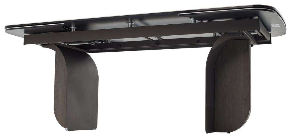 Стол М-City DISAUR Ингерман (Ingerman) 200 Коричневый (Karakata Brown) керамика, темно-серый + Шпон