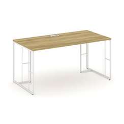 Rift Direct Стол руководителя RF.SR-025 Дуб Винченцо/Металл Белый 1780*800*750