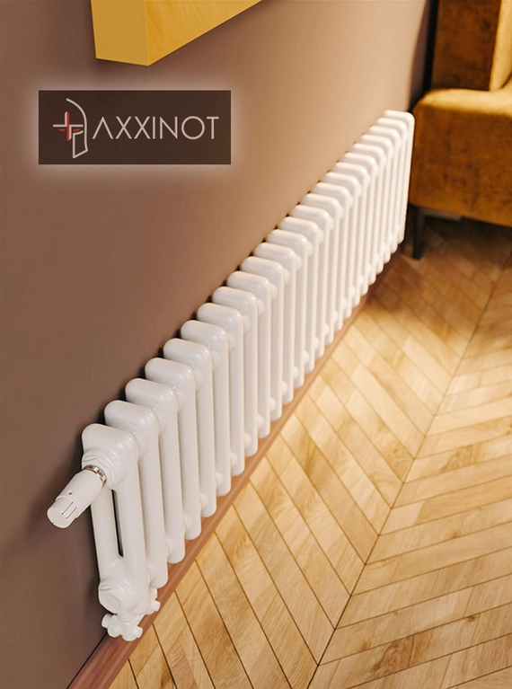 Axxinot Sentir 2020 - двухтрубный трубчатый радиатор высотой 200 мм, нижнее подключение с термовентилем