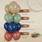 Шар (12"/30 см) Эвкалипт (027), пастель 50 шт.