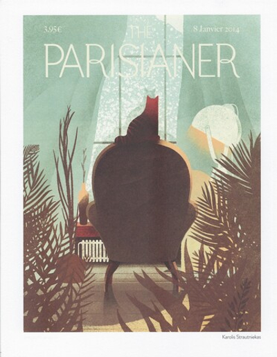 Постер журнала The Parisianer 08-01-2014, двойной
