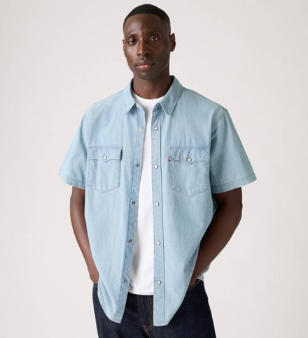Рубашка с коротким рукавом мужская LEVI'S SS RELAXED FIT WESTERN