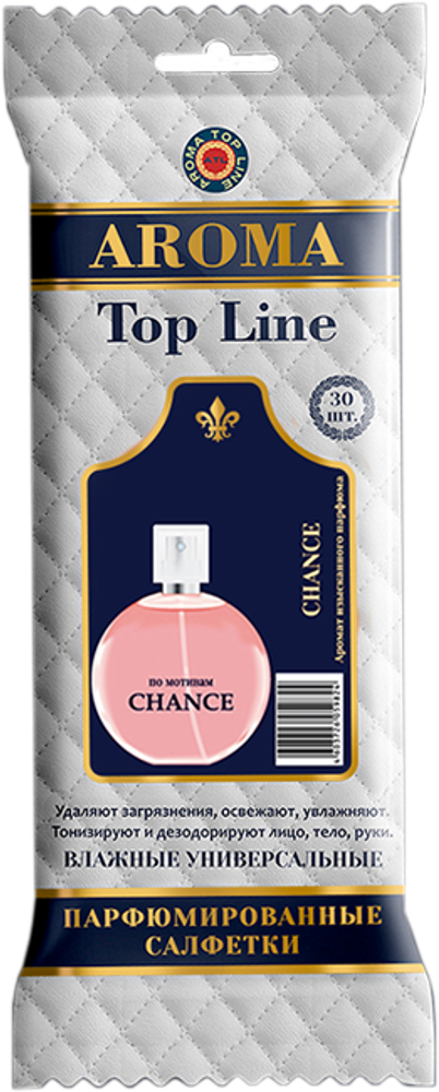 Салфетки влажные универсальные парфюмированные №10 Chanel Chance