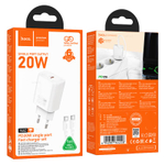 Зарядное устройство для Type-C Hoco N60 PD20W (white)