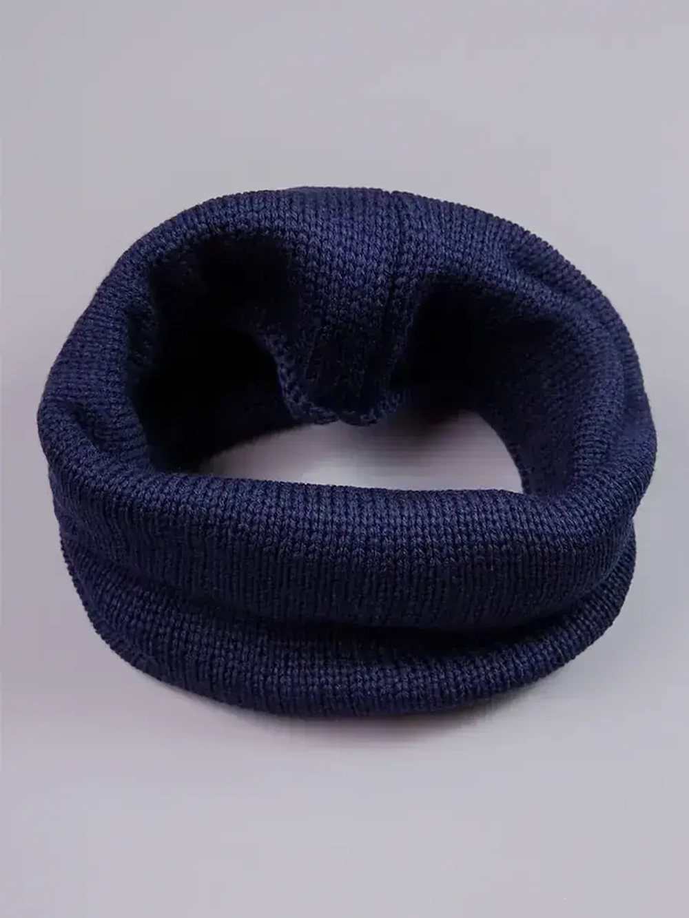 Снуд для мальчика осенний вязаный