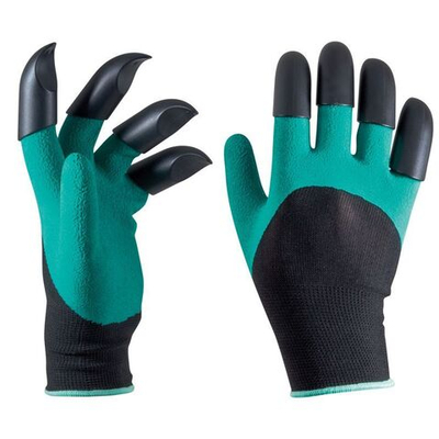 Перчатки садовые с пластиковыми когтями GG-8, размер 9 (L) 003657-SK