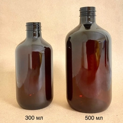 Флакон ПЭТ 500 мл (28) Аврора Коричневый 39 гр