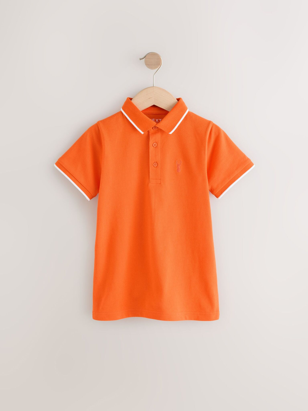 Поло для мальчика Next AG3-397, Ярко-оранжевый