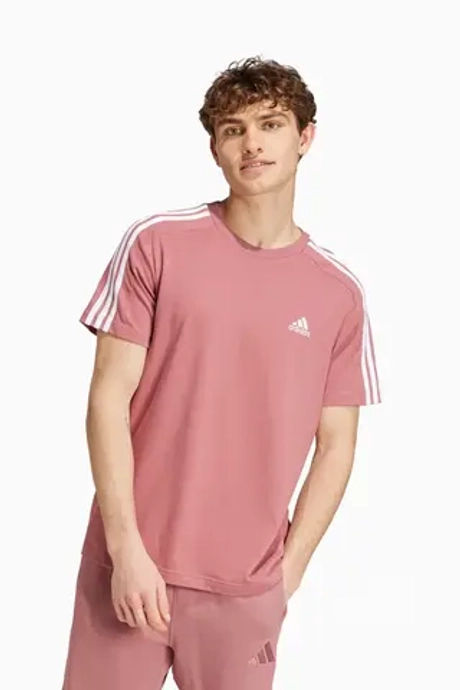 Футболка adidas Essentials Single 3S Tee - розовый