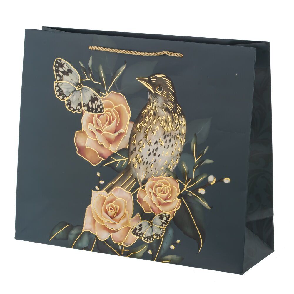 GAEM Пакет подарочный (бумага 210г/м2, блок микс 12шт), L38 W12 H32 см, 4в.