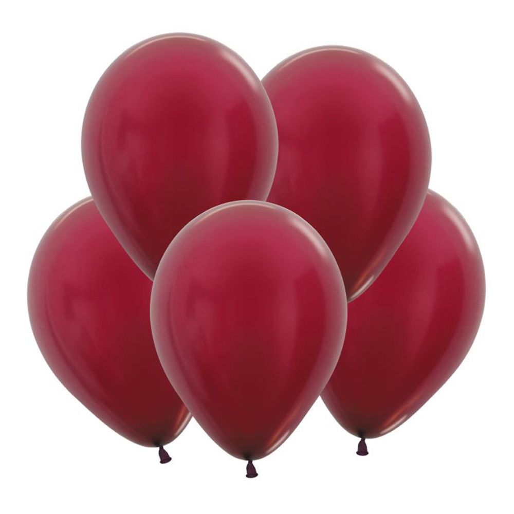 S 5&quot; Металл Бургундия / Burgundy / 100 шт.