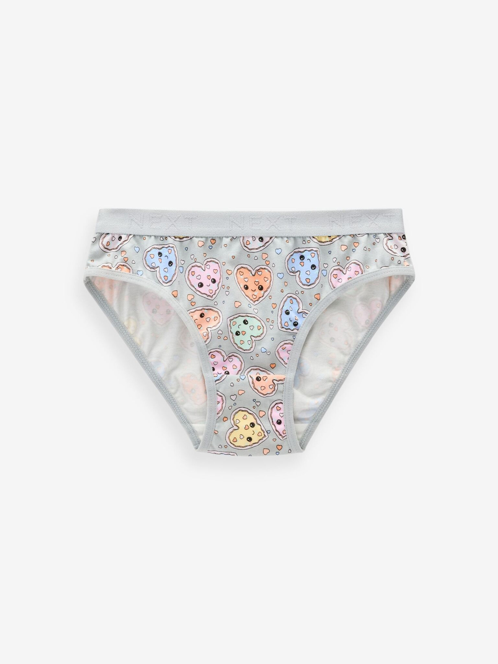 Трусы для девочки Next 412-454, 5 шт., Серый, Мятный, Сиреневый