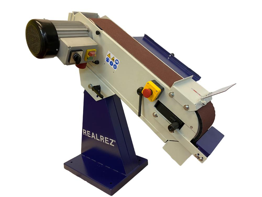 Ленточный шлифовальный станок REALREZ B1-S6D (400V)
