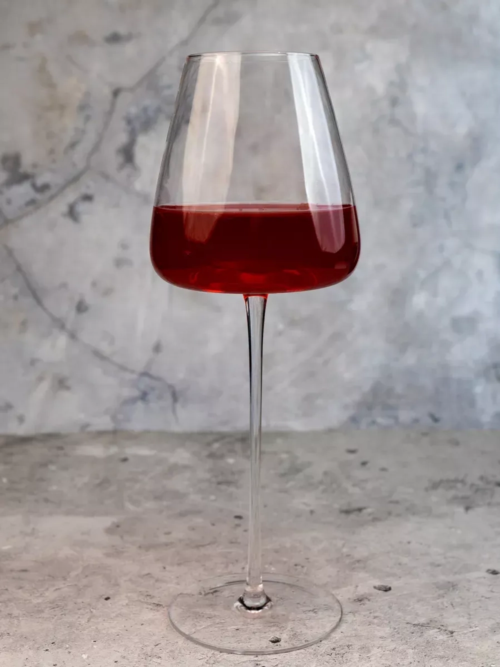 Бокал для вина на длинной ножке, 550 мл, 2 шт