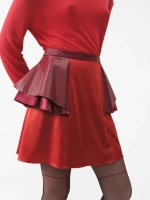 Юбка-мини с баской OLA OLA