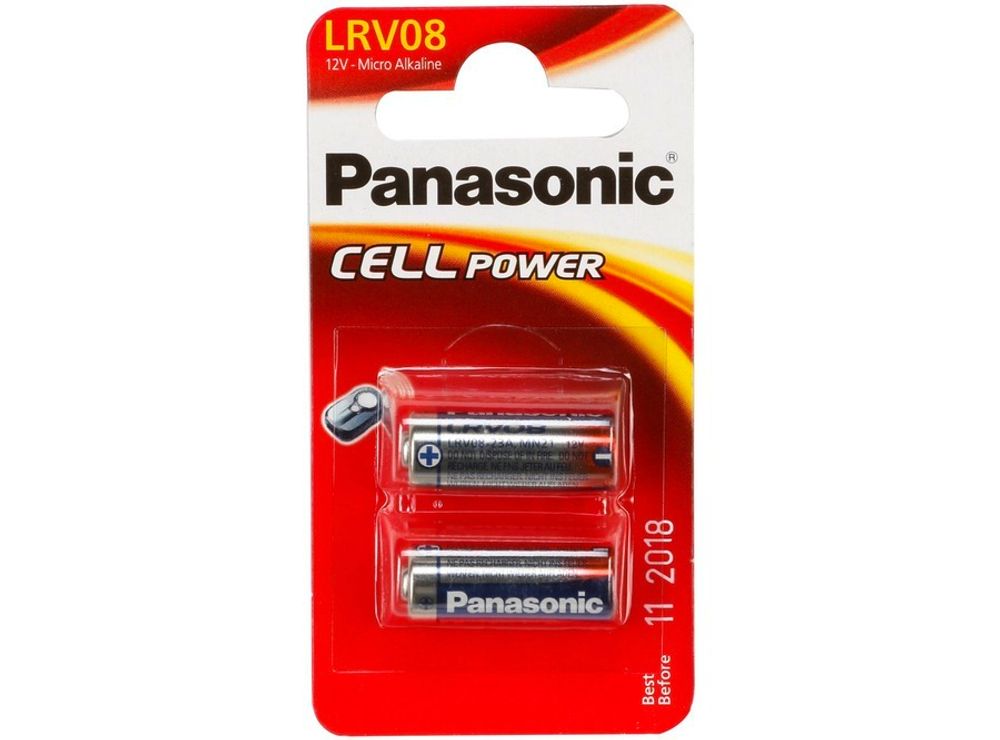 Батарейки Panasonic Micro Alkaline LRV08L щелочные 2 шт