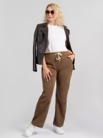 брюки вельветовые широкие палаццо на резинке