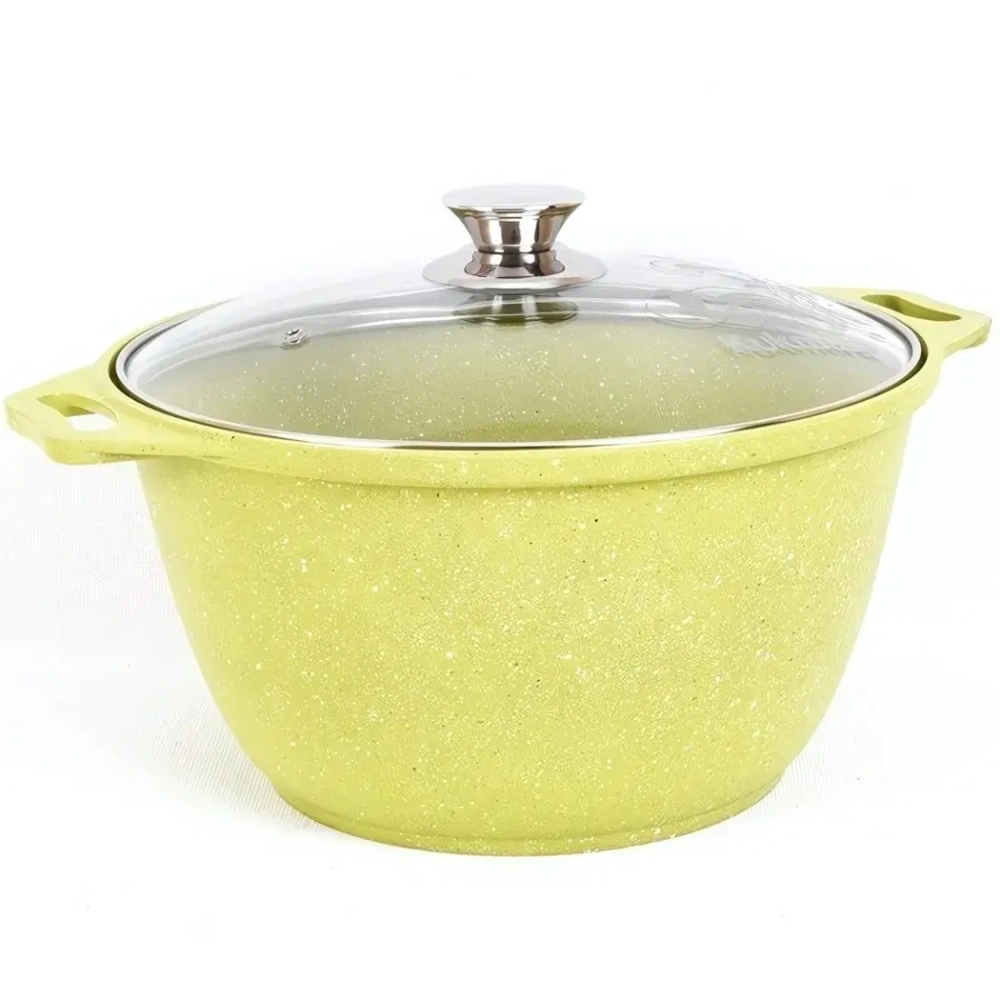 Кастрюля 4л «Trendy style» (lime) со стеклянной крышкой к41tsl