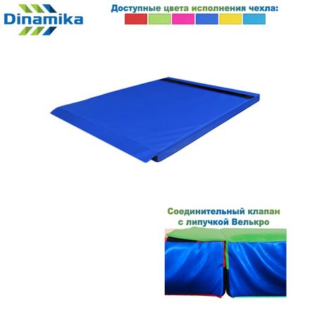 Мат гимнастический 1000х1000х50 оксфорд-велькро (ппу)