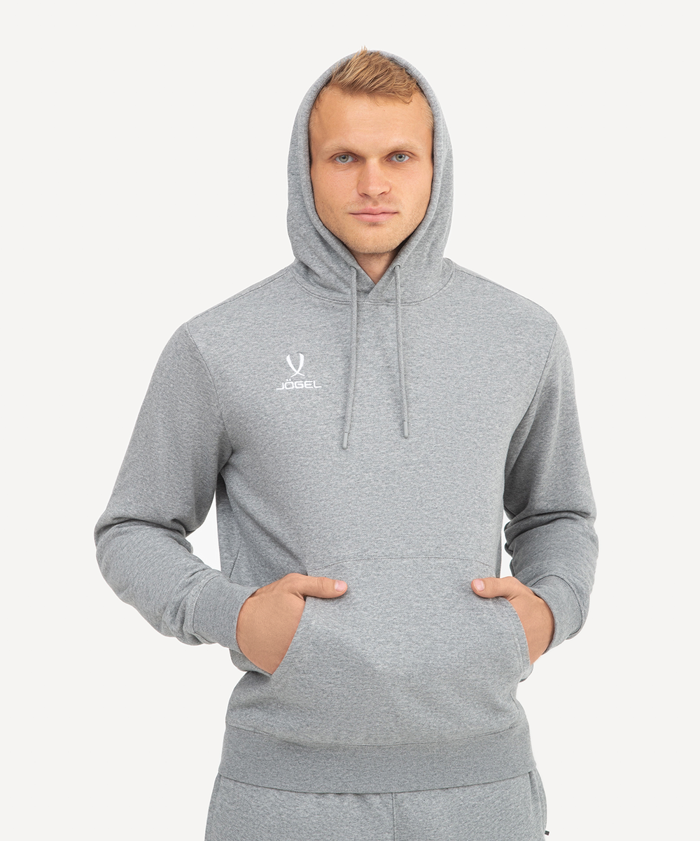 Худи ESSENTIAL Cotton Hoodie, серый меланж