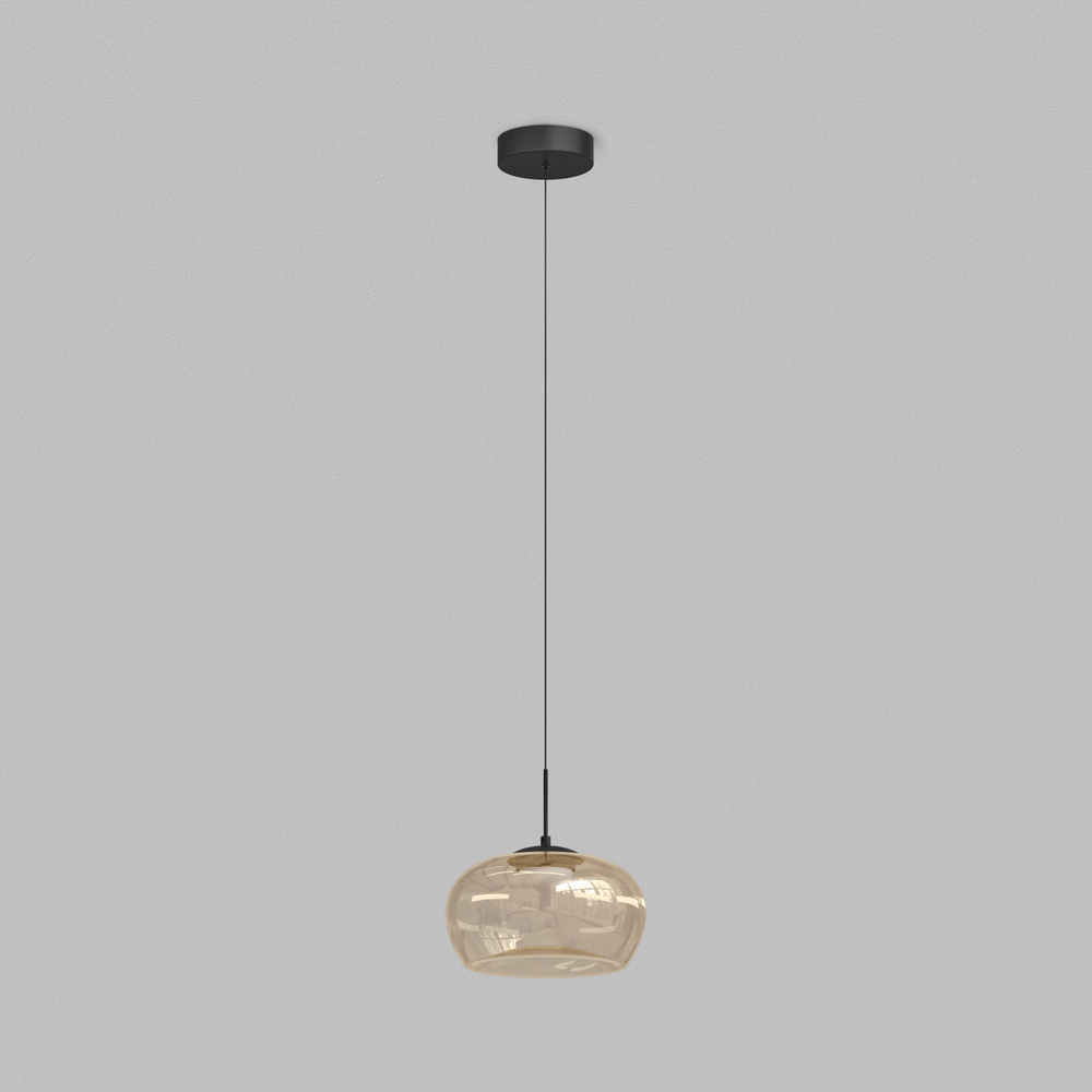 Подвесной светодиодный светильник Denkirs Floa DK6742-BK+AM