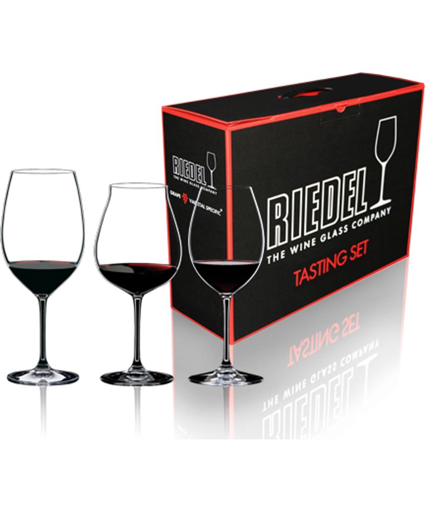 Riedel Дегустационные бокалы Tasting Set Red Wine Veritas - 3шт, хрусталь