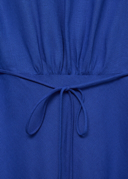 Льняное платье с цветами