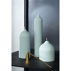 Свеча декоративная Tkano Edge 16.5см мятная