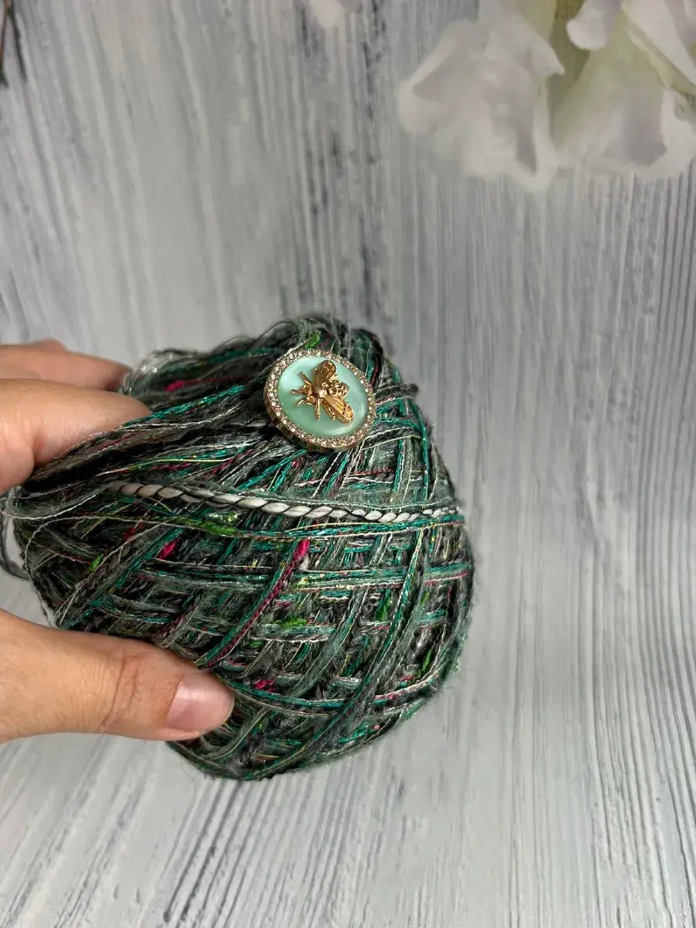 Декоративные металлические пуговицы Жуки-Пчела