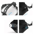 Маска сварщика хамелеон BLACK MASK c АСФ 777 51ST777SS (с наклейками)