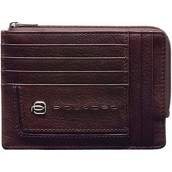 Чехол для кредитных карт Piquadro Vibe темно-коричневый телячья кожа (PU1243VI/TM)
