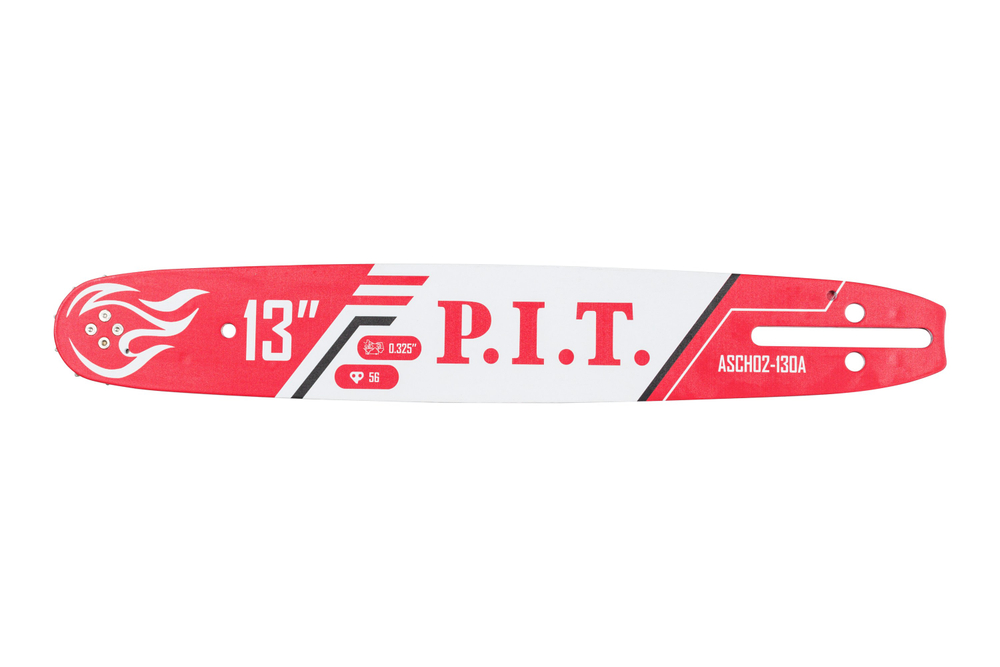 (ХОС) Шина для цепных пил P.I.T. 0,325", 56 звеньев, 1,5 мм, на шину 13" (ASCH02-130A)
