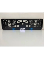 Рамка для номера с белой подсветкой. BLOGO ЛАДА