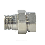 Соединитель латунь никель американка Ду 40 (1 1/2") прямой ВР/НР SantechSystems