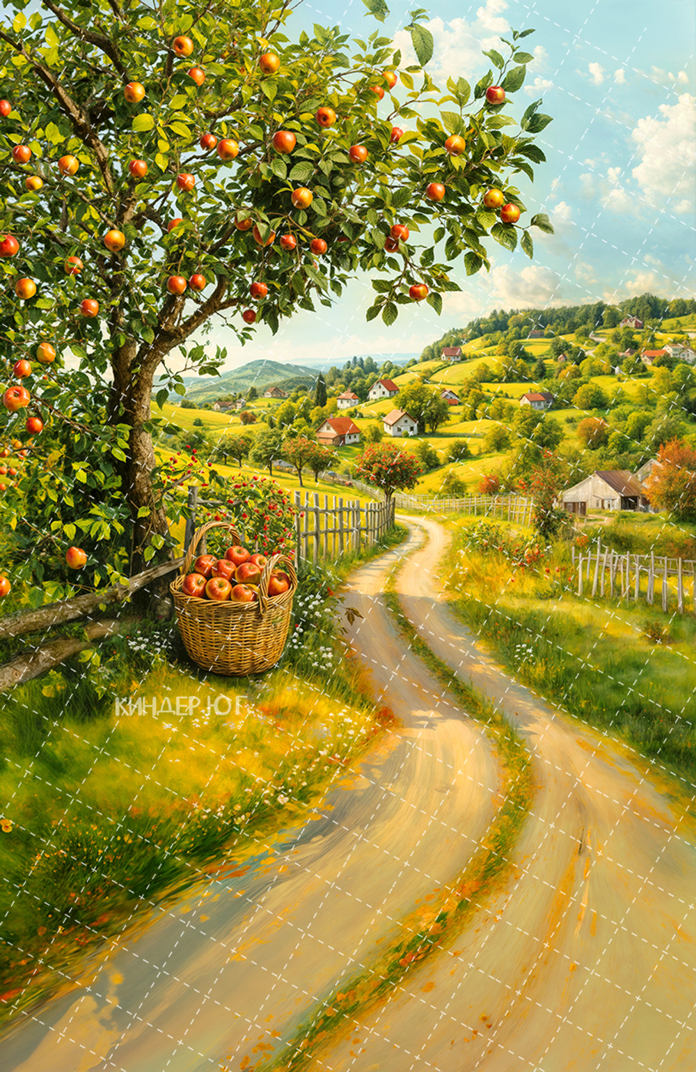 Фотофон "Яблоня" арт. ФФ903-117