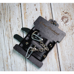 Оковы однослойные скругленные, черные