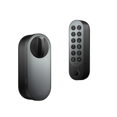 Умный замок U200 kit, черный, модель EL-D02D_bl