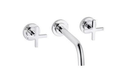 Смеситель для раковины Kludi Nova Fonte Classic на 3 отверстия, Хром (201440520)