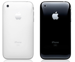 Задняя крышка iPhone 3GS белая/черная