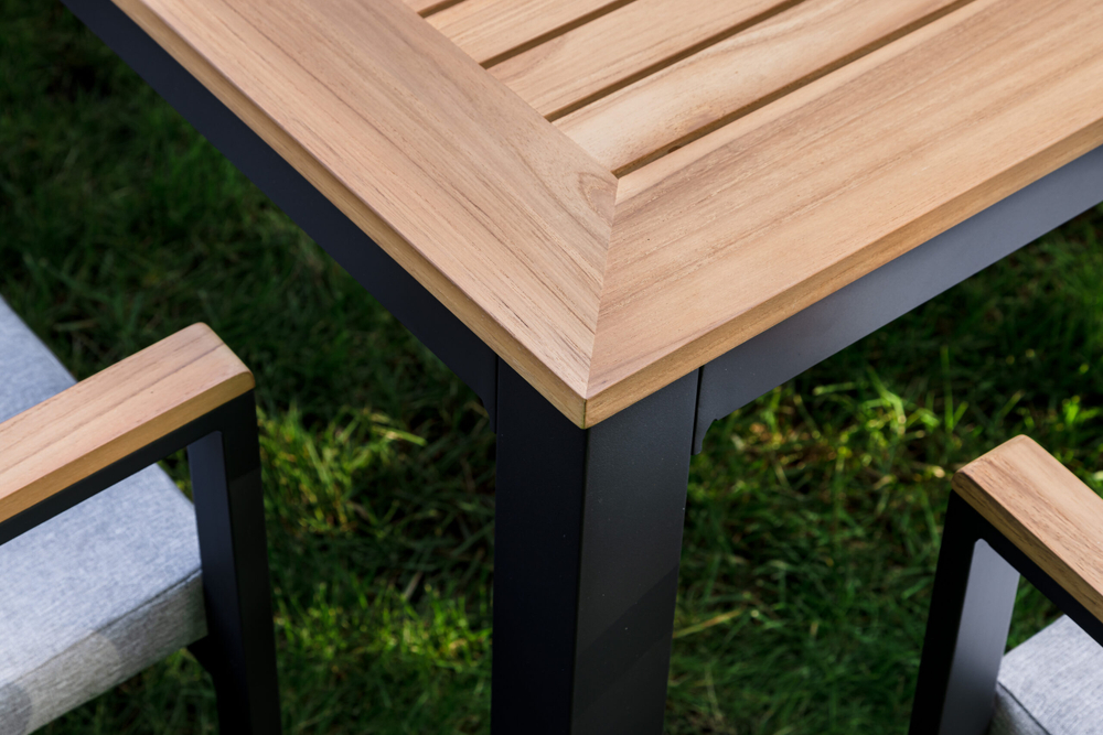 Обеденный комплект ROYAL FAMILY OSCAR со столешницей из тика