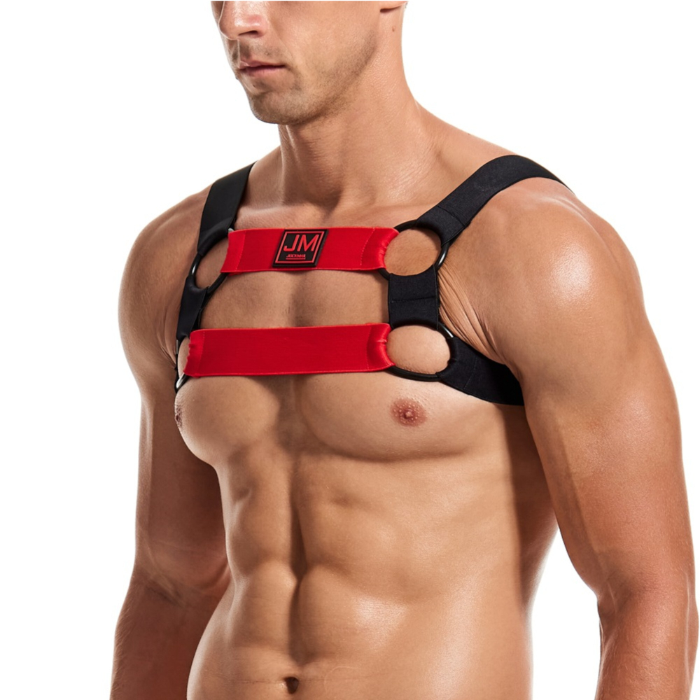 Мужская портупея красная JOCKMAIL JM904-8