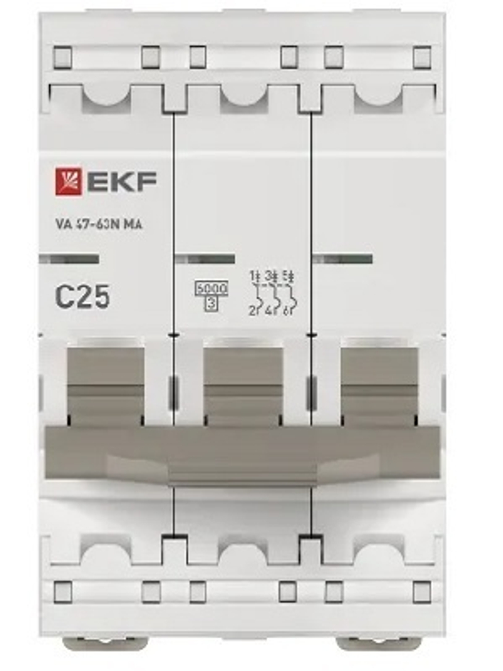 Автоматический выключатель  EKF M63MA6325C