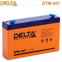 Аккумуляторная батарея Delta DTM 607 (6V / 7Ah)