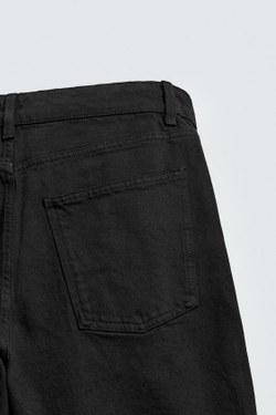 ZARA БРЮКИ FLARE FIT, ЧЕРНЫЙ